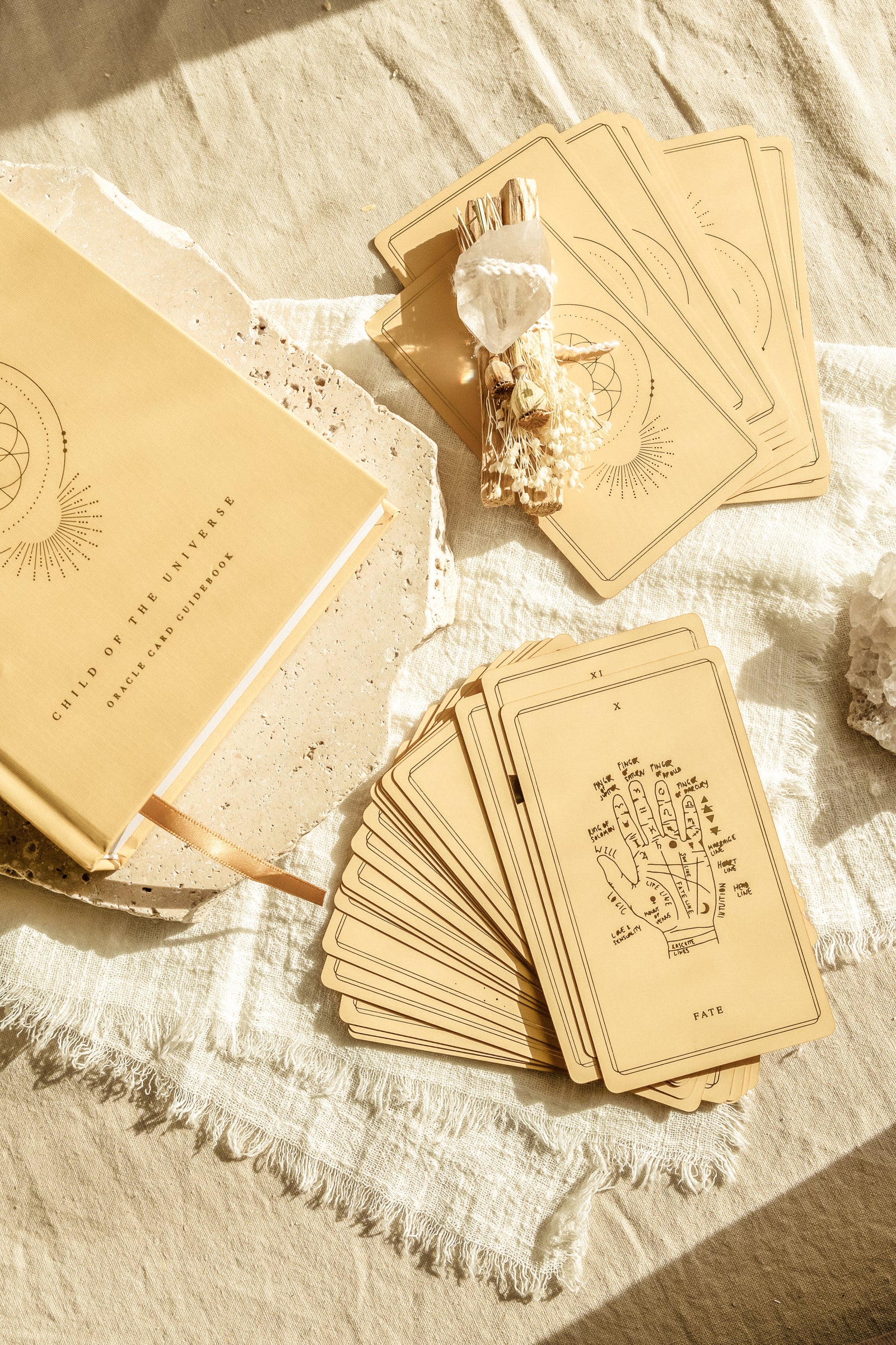 Child Of The Universe' Honey Gold Edition • Oracle Deck & Book