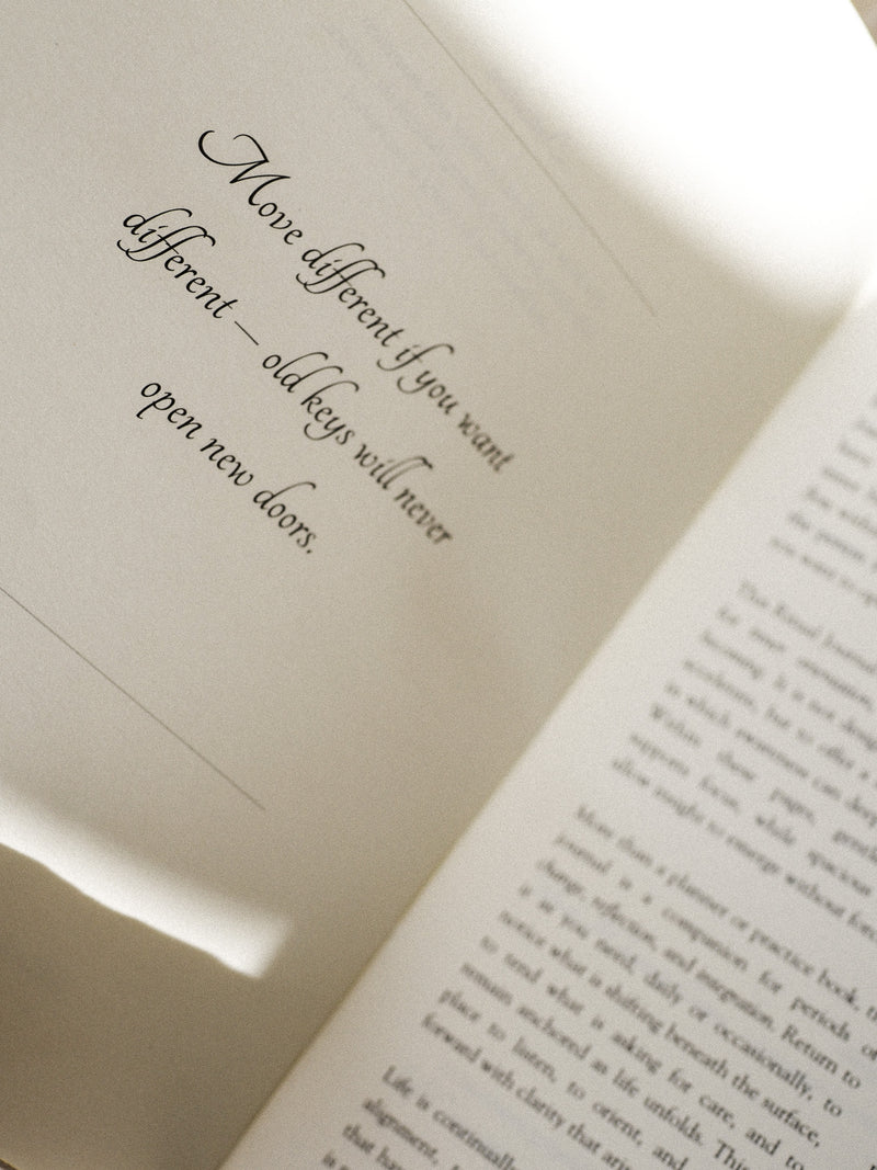Inner Focus Ritual Journal© • Beige Linen {ED III}