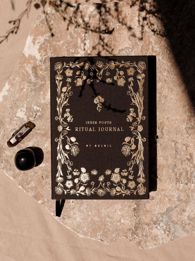 Inner Focus Linen Ritual Journal© • Midnight Black {ED II}