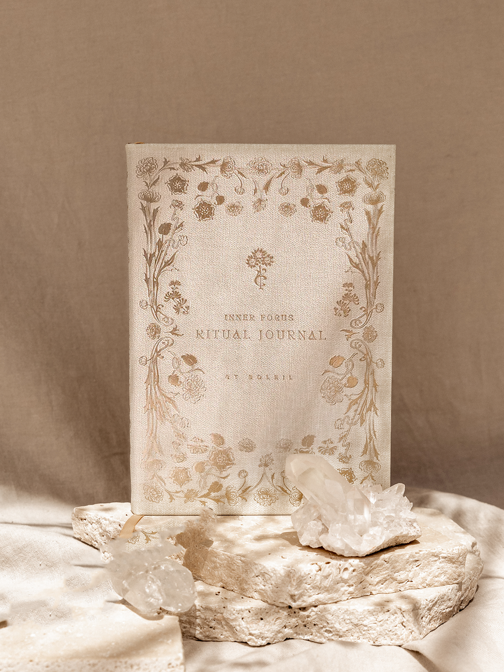 Diario ritual 'Inner Focus' • Lino {Beige}