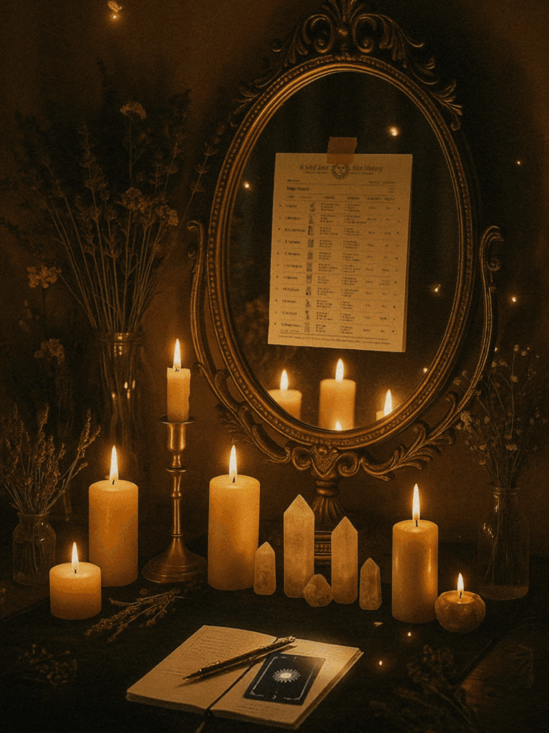 ✶ Tarot Cheat Sheets ✶ (8-Page Digital Edition, Set of 3 colors)