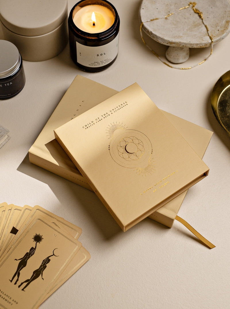 'Child Of The Universe' Honey Gold Edition • Oracle Deck & Book