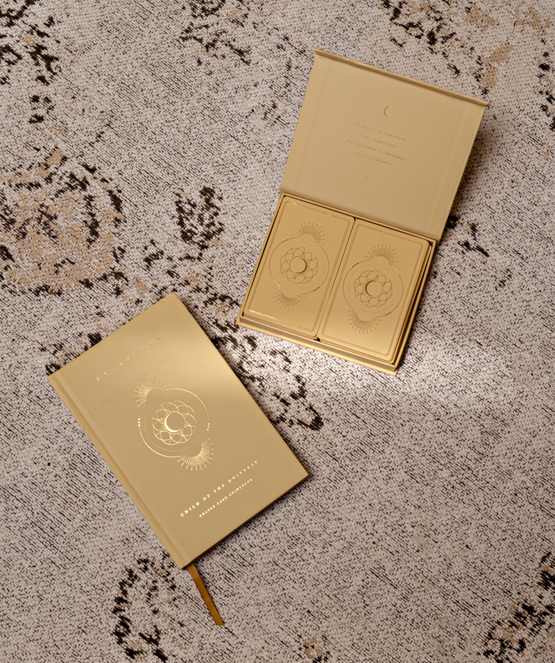 'Child Of The Universe' Honey Gold Edition • Oracle Deck & Book