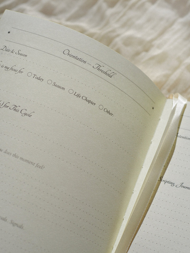 Inner Focus Ritual Journal© • Beige Linen {ED III}