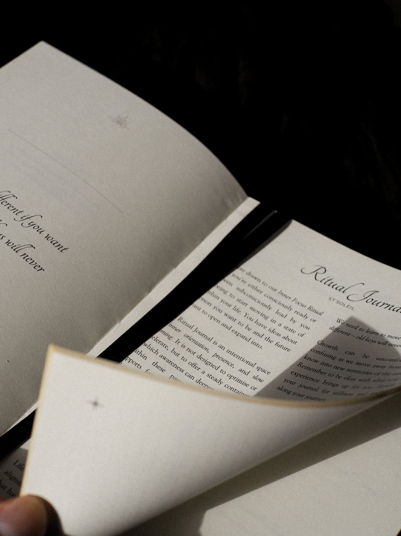 Inner Focus Ritual Journal© • Black Linen {ED III}