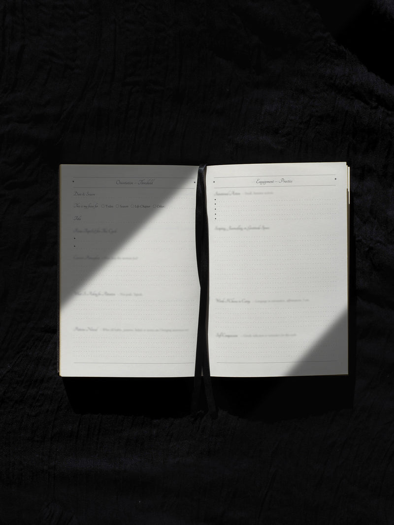 Inner Focus Ritual Journal© • Black Linen {ED III}