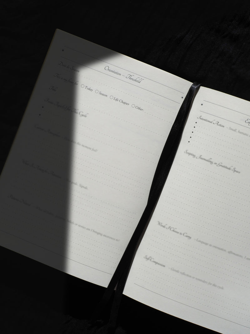 Inner Focus Ritual Journal© • Black Linen {ED III}