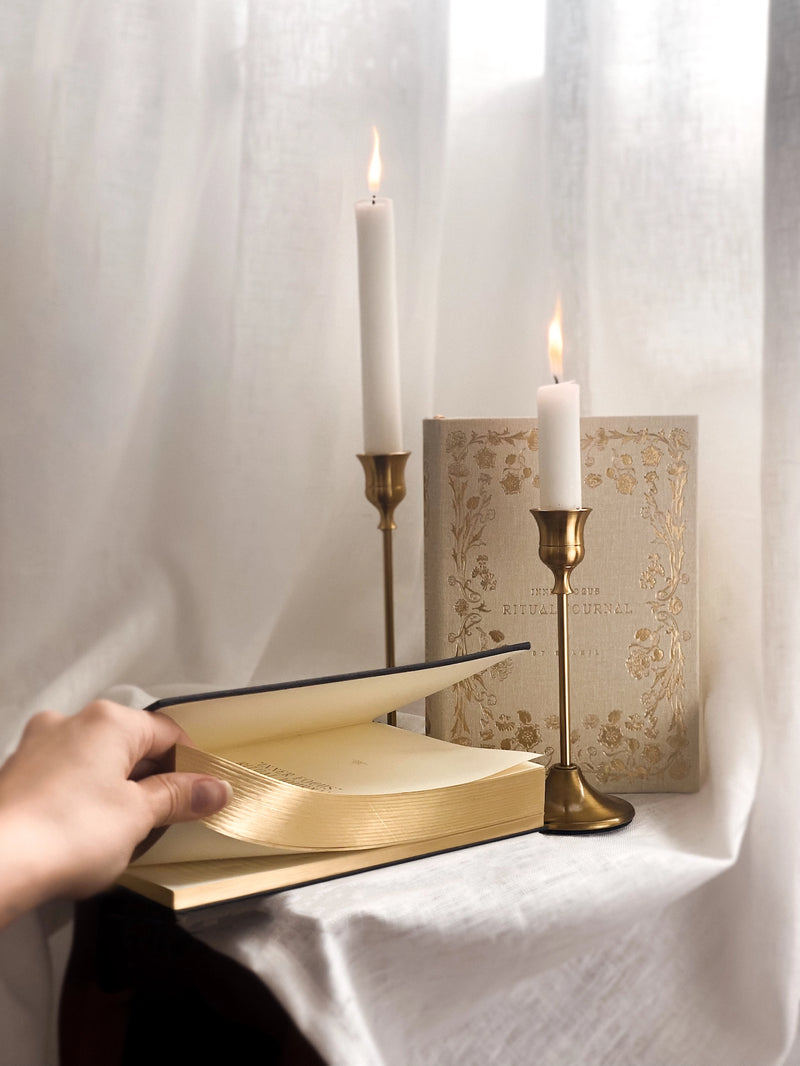 Inner Focus Linen Ritual Journal© • Beige {ED II}