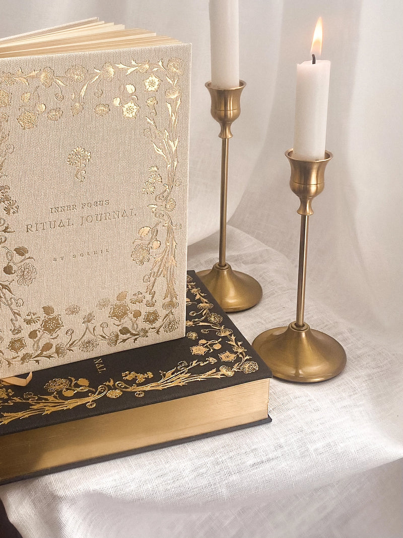 Inner Focus Linen Ritual Journal© • Beige {ED II}