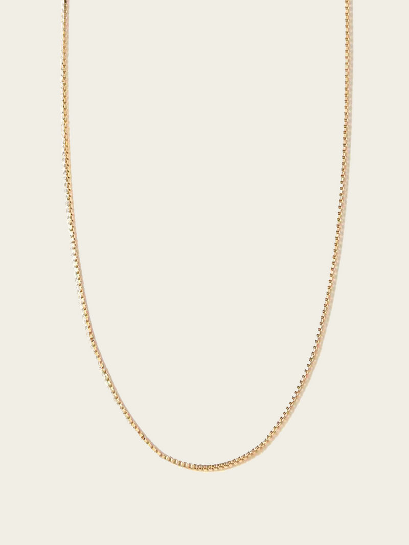 Thick Vintage Square Chain • 20" {Gold}