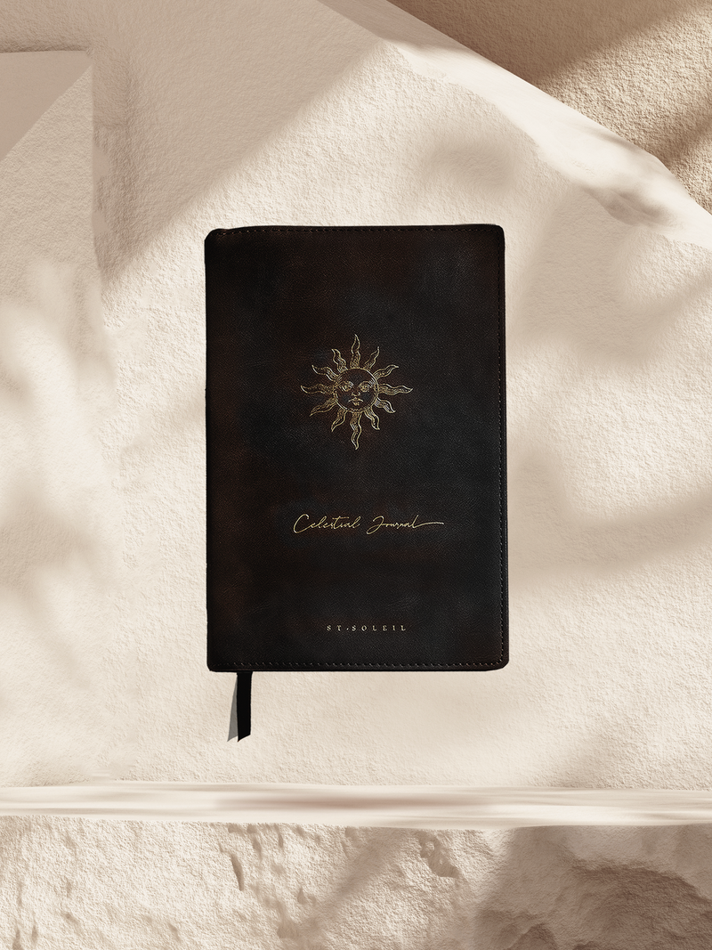 2023 Celestial Journal / in Black • {Vegan Leather}