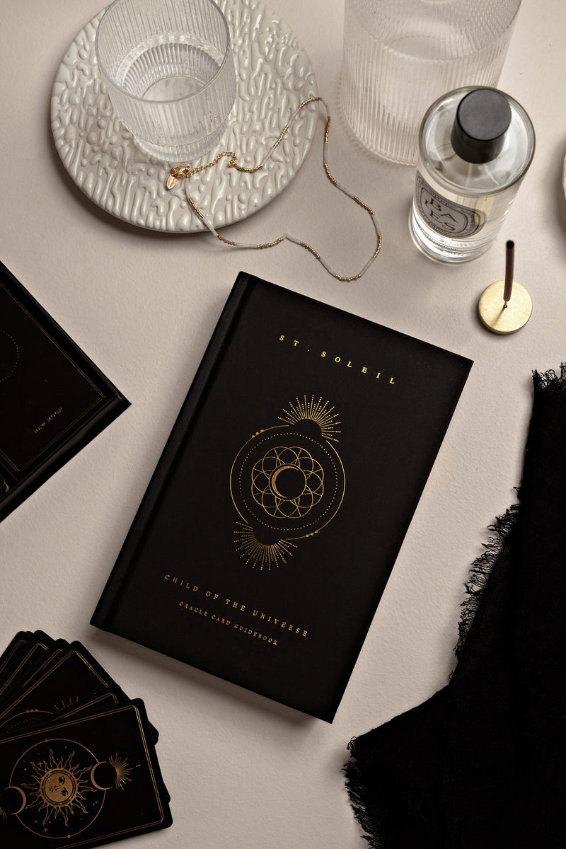 'Child Of The Universe' Black & Gold Edition • Oracle Deck & Book