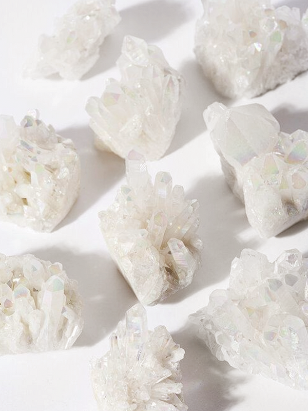 Clear Quartz Crystal Clusters • Medium