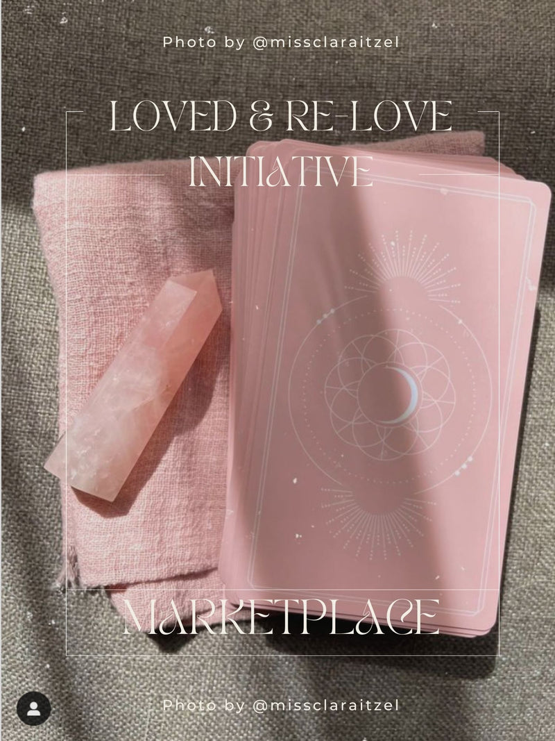 ⌂ Child Of The Universe Oracle Deck, in Dusty Pink • Loved & Re-Loved Initiative