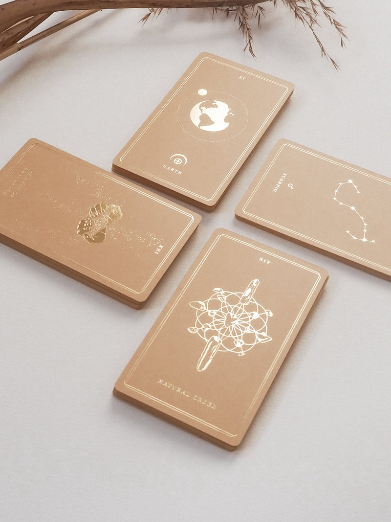 'Child Of The Universe' Honey Gold Edition • Oracle Deck & Book
