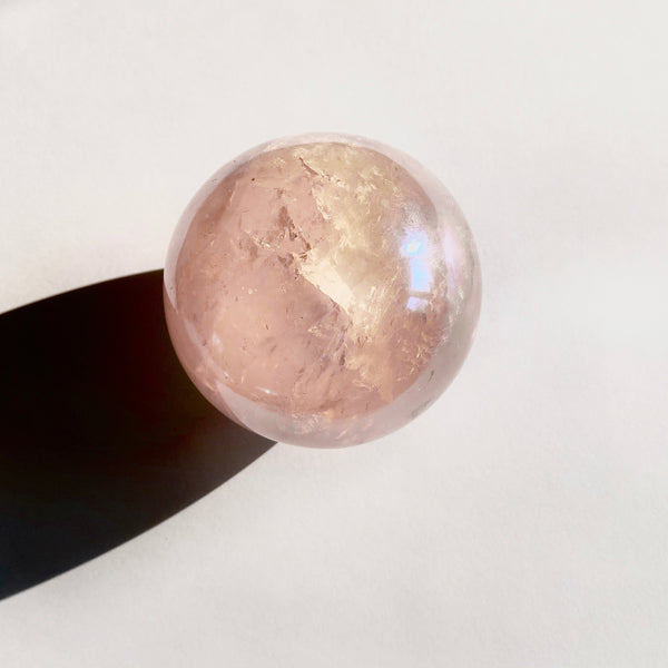 Angel Aura Rose Quartz Sphere